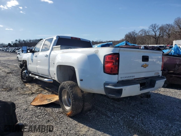 2015 Chevrolet Silverado 3500HD LT with VIN 1GC4KZC8XFF158854, listed as a Copart auction lot 86585564 with 0 mi miles and Salvage Title. Bid and sale history available at carsss.com. Image 2.