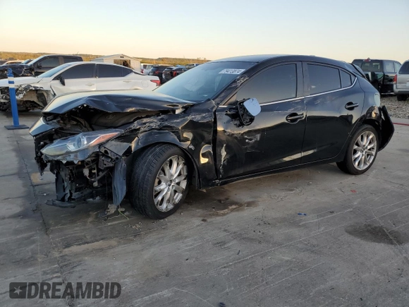 2014 Mazda 3 S Touring with VIN JM1BM1L34E1103688, listed as a Copart auction lot 79413874 with 48,667 mi miles and Salvage Title. Bid and sale history available at DreamBid. Image 1.