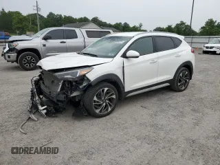 2020 Hyundai Tucson Sport with VIN KM8J3CAL7LU088513, listed as a Copart auction lot 60990855 with 73,851 mi miles and Salvage title. Bid and sale history available at DreamBid. Image 1.