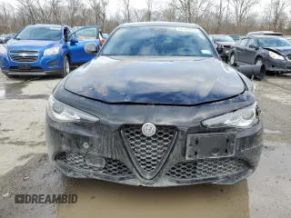2020 Alfa Romeo Giulia with VIN ZARFANAN2L7633258, listed as a Copart auction lot 42742955 with 0 mi miles and Salvage Title. Bid and sale history available at carsss.com. Image 5.