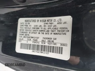 2008 Infiniti G37 Journey with VIN JNKCV64E78M121327, listed as a IAAI auction lot 42118783 with Not Provided miles and . Bid and sale history available at carsss.com. Image 9.