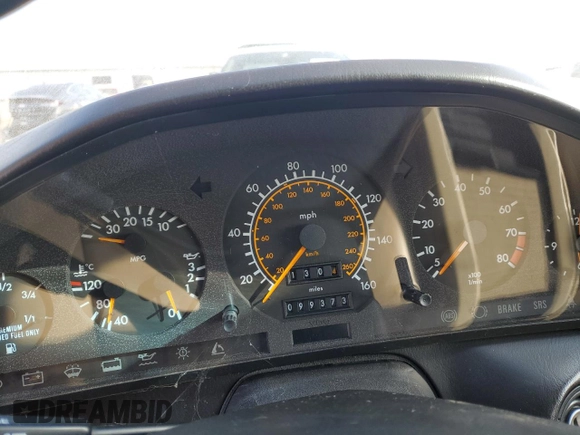 1990 Mercedes-Benz 300 with VIN WDBFA61E2LF005849, listed as a Copart auction lot 52911565 with 99,373 mi miles and Clean Title. Bid and sale history available at DreamBid. Image 9.