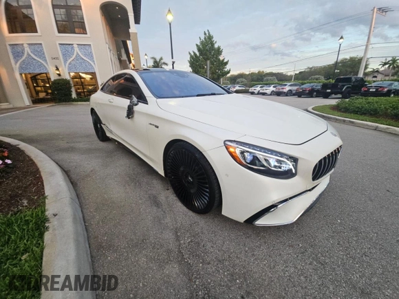 2019 Mercedes-Benz S 63 AMG with VIN WDDXJ8JB9KA036251, listed as a Copart auction lot 47608865 with 67,464 mi miles and Clean Title. Bid and sale history available at DreamBid. Image 1.