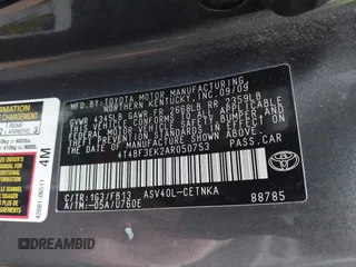 2010 Toyota Camry with VIN 4T4BF3EK2AR050753, listed as a IAAI auction lot 41946028 with 163,030 mi miles and . Bid and sale history available at DreamBid. Image 9.