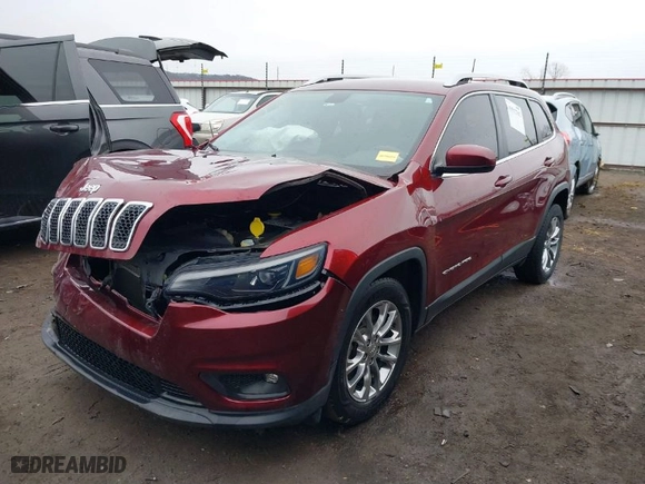 2019 Jeep Cherokee Latitude Plus with VIN 1C4PJLLB4KD226533, listed as a IAAI auction lot 41512342 with 56,457 mi miles. Bid and sale history available at carsss.com. Image 2.