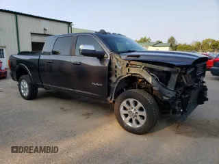 2021 Ram 2500 Laramie with VIN 3C6UR5NL8MG581067, listed as a Copart auction lot 69813364 with 37,859 mi miles and Salvage Title. Bid and sale history available at carsss.com. Image 4.