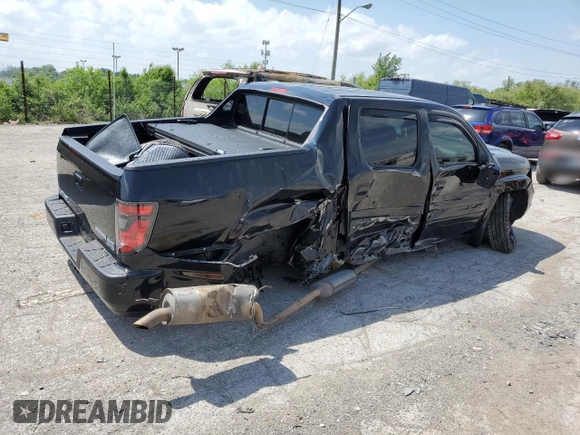2014 Honda Ridgeline Sport with VIN 5FPYK1F78EB008533, listed as a Copart auction lot 57321645 with 160,623 mi miles and Salvage title. Bid and sale history available at DreamBid. Image 3.