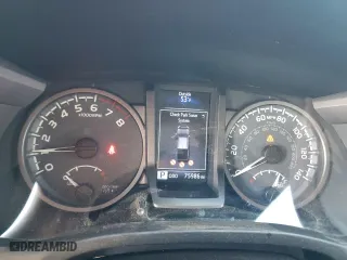 2019 Toyota Tacoma 4WD SR with VIN 3TMCZ5AN7KM287170, listed as a Copart auction lot 48313365 with 75,986 mi miles and Salvage Title. Bid and sale history available at carsss.com. Image 9.