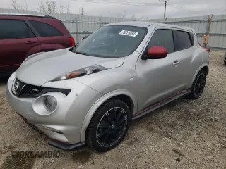 2014 Nissan Juke NISMO with VIN JN8AF5MV8ET365428, listed as a Copart auction lot 87502505 with 128,011 mi miles and Salvage Title. Bid and sale history available at carsss.com. Image 1.
