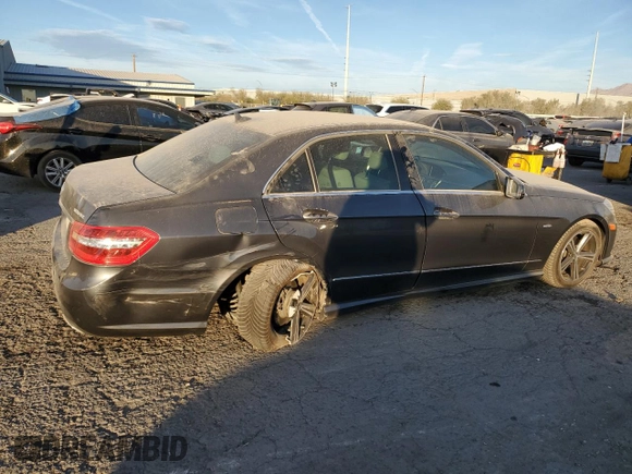2012 Mercedes-Benz E 350 Luxury with VIN WDDHF2EB2CA545774, listed as a Copart auction lot 86400394 with 104,190 mi miles and Salvage title. Bid and sale history available at DreamBid. Image 3.