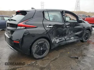 2025 Nissan LEAF SV Plus with VIN 1N4CZ1CV9SC559005, listed as a Copart auction lot 45686145 with 4,151 mi miles and Salvage Title. Bid and sale history available at carsss.com. Image 3.