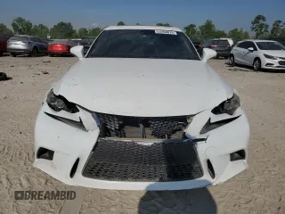 2015 Lexus IS 350 with VIN JTHCE1D21F5009056, listed as a Copart auction lot 53268615 with 81,635 mi miles and Salvage Title. Bid and sale history available at carsss.com. Image 5.
