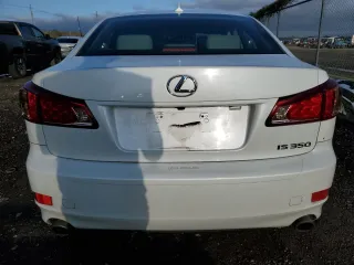2011 Lexus IS 350 with VIN JTHBE5C24B5028165, listed as a Copart auction lot 85697574 with 76,306 mi miles and Salvage Title. Bid and sale history available at carsss.com. Image 6.