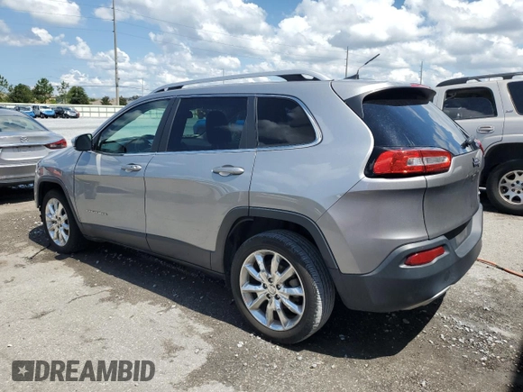 2017 Jeep Cherokee Limited with VIN 1C4PJLDB5HW597759, listed as a Copart auction lot 61953425 with 126,432 mi miles and Salvage title. Bid and sale history available at DreamBid. Image 2.