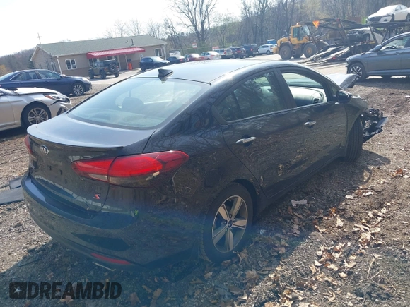 2018 Kia Forte LX with VIN 3KPFL4A78JE217888, listed as a IAAI auction lot 42027867 with 37,615 mi miles and . Bid and sale history available at DreamBid. Image 4.