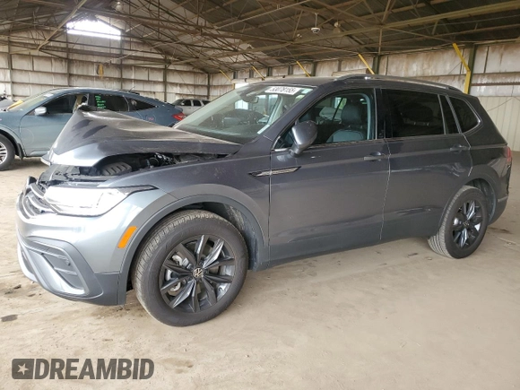 2024 Volkswagen Tiguan SE with VIN 3VVNB7AX3RM114137, listed as a Copart auction lot 53078155 with 11,848 mi miles and Salvage Title. Bid and sale history available at DreamBid. Image 1.