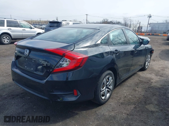 2017 Honda Civic Sedan LX with VIN 19XFC2F51HE224851, listed as a IAAI auction lot 41880127 with 94,934 mi miles. Bid and sale history available at carsss.com. Image 4.