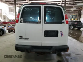 2016 Chevrolet Express Cargo with VIN 1GCWGAFF3G1290682, listed as a Copart auction lot 58050485 with 276,257 mi miles and Salvage title. Bid and sale history available at DreamBid. Image 6.