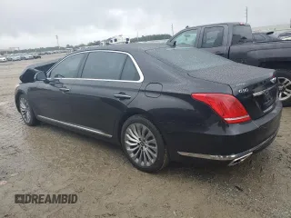2018 Genesis G90 Premium with VIN KMHG34JA4JU046831, listed as a Copart auction lot 71627693 with 38,207 mi miles and . Bid and sale history available at carsss.com. Image 2.