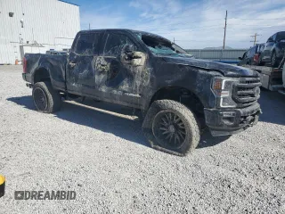 2020 Ford F-250 XL with VIN 1FT7W2BT5LEE60214, listed as a Copart auction lot 52217005 with Not provided miles and Salvage title. Bid and sale history available at DreamBid. Image 4.