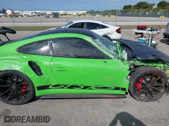 2019 Porsche 911 GT3 RS with VIN WP0AF2A94KS164340, listed as a IAAI auction lot 41319442 with 10,881 mi miles and . Bid and sale history available at DreamBid. Image 13.