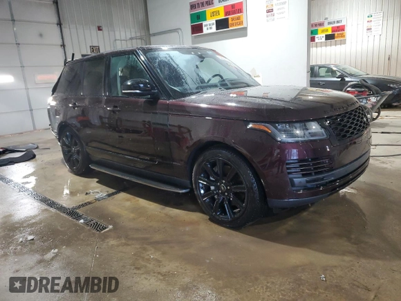 2020 Land Rover Range Rover P525 HSE с VIN SALGS2SEXLA409224, выставлен на аукционе Copart как лот 44434785 с пробегом 37 414 миль миль и Списание • Salvage title. История ставок и продаж доступна на DreamBid. Изображение 4.