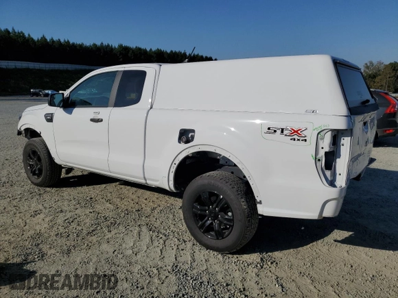 2022 Ford Ranger XL with VIN 1FTER1FH5NLD32553, listed as a Copart auction lot 76031904 with 23,644 mi miles and Salvage Title. Bid and sale history available at DreamBid. Image 2.