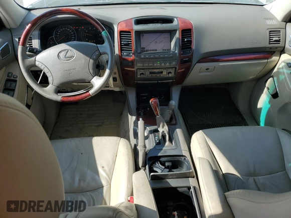 2008 Lexus GX 470 with VIN JTJBT20XX80156418, listed as a Copart auction lot 48252155 with 164,977 mi miles and Salvage Title. Bid and sale history available at DreamBid. Image 8.