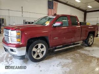 2015 Chevrolet Silverado 1500 LT with VIN 1GCRCREC7FZ376625, listed as a Copart auction lot 46661765 with 217,586 mi miles and Clean Title. Bid and sale history available at carsss.com. Image 1.