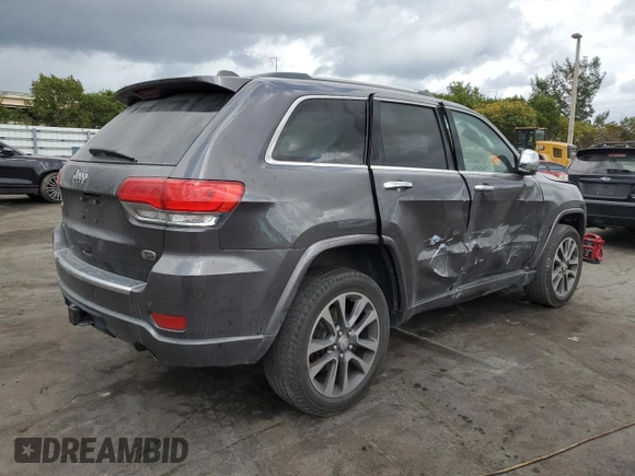 2017 Jeep Grand Cherokee Overland with VIN 1C4RJFCG4HC927741, listed as a Copart auction lot 45953695 with 68,834 mi miles and Salvage Title. Bid and sale history available at carsss.com. Image 3.