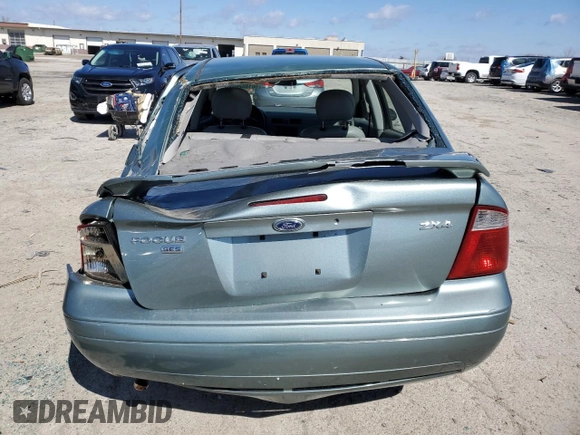 2005 Ford Focus S with VIN 1FAHP34N75W180609, listed as a Copart auction lot 50186265 with 98,337 mi miles and Salvage Title. Bid and sale history available at carsss.com. Image 6.