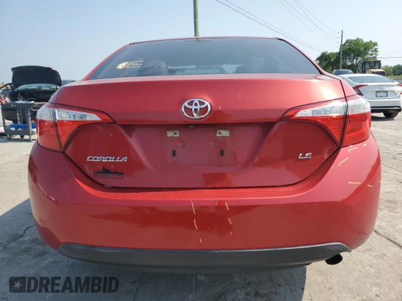 2016 Toyota Corolla L with VIN 5YFBURHEXGP397721, listed as a Copart auction lot 59288035 with 71,889 mi miles and Salvage title. Bid and sale history available at DreamBid. Image 6.