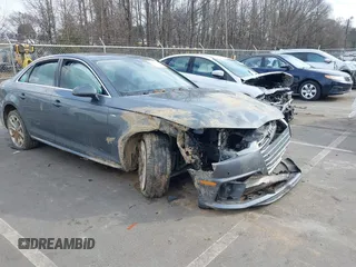 2019 Audi A4 Premium Plus with VIN WAUENAF46KN018769, listed as a IAAI auction lot 41418569 with 90,640 mi miles. Bid and sale history available at carsss.com. Image 1.
