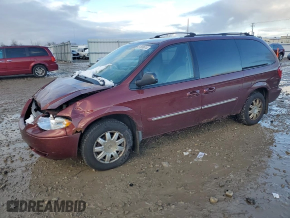 2007 Chrysler Town & Country LWB Touring with VIN 2A4GP54L17R197802, listed as a Copart auction lot 81558614 with 192,938 mi miles and Clean Title. Bid and sale history available at carsss.com. Image 1.