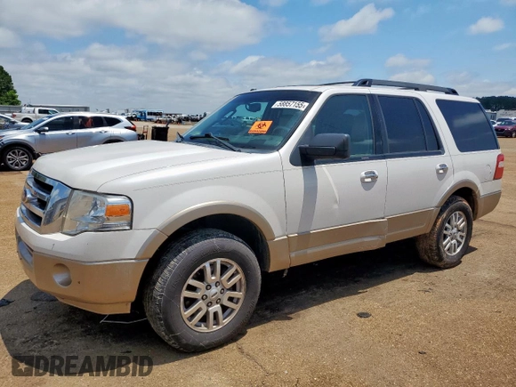 2012 Ford Expedition XLT with VIN 1FMJU1H56CEF16283, listed as a Copart auction lot 58857155 with 138,870 mi miles and Clean title. Bid and sale history available at DreamBid. Image 1.