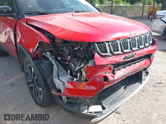 2024 Jeep Compass Limited z VIN 3C4NJDCN8RT595360, wystawiony jako IAAI lot #42323056 z przebiegiem 46 933 mil mil oraz . Historia ofert i sprzedaży dostępna na DreamBid. Obrazek 6.