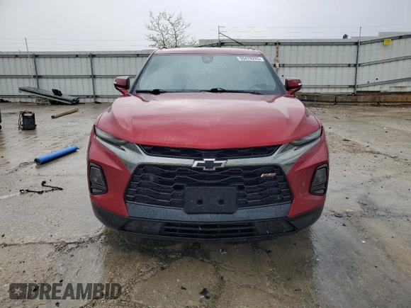 2022 Chevrolet Blazer RS with VIN 3GNKBKRS0NS125686, listed as a Copart auction lot 56734415 with 46,224 mi miles and Salvage title. Bid and sale history available at DreamBid. Image 5.