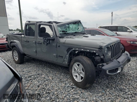 2023 Jeep Gladiator Sport S with VIN 1C6HJTAG9PL506729, listed as a Copart auction lot 58372235 with 52,633 mi miles and Non repairable. Bid and sale history available at DreamBid. Image 4.