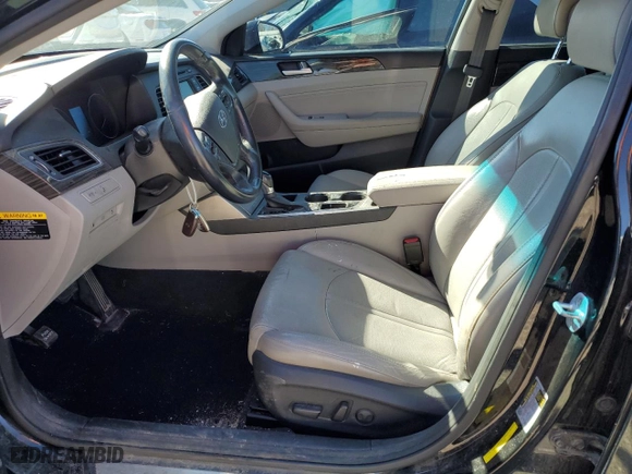 2015 Hyundai Sonata 2.4L Limited with VIN 5NPE34AF4FH100086, listed as a Copart auction lot 86267234 with 138,000 mi miles and Clean Title. Bid and sale history available at carsss.com. Image 7.