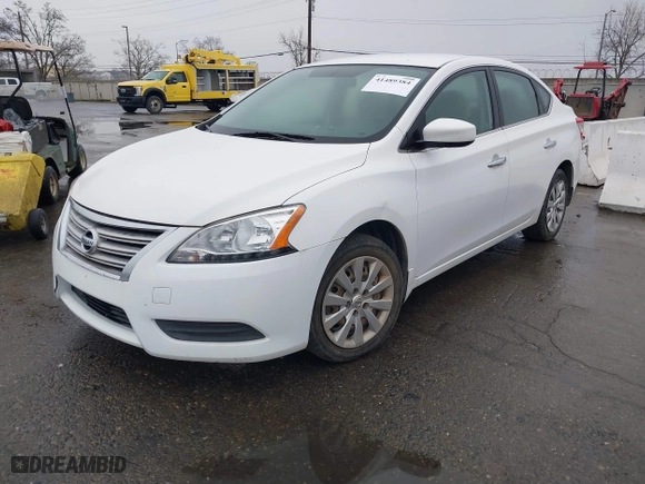 2015 Nissan Sentra S with VIN 3N1AB7AP8FY287754, listed as a IAAI auction lot 41489384 with 146,145 mi miles. Bid and sale history available at carsss.com. Image 2.