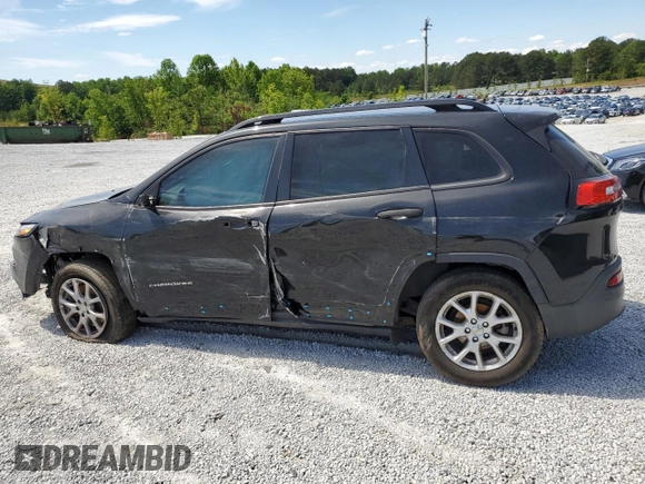 2016 Jeep Cherokee Sport with VIN 1C4PJLAB8GW375994, listed as a Copart auction lot 55962775 with 116,588 mi miles and Salvage title. Bid and sale history available at DreamBid. Image 2.