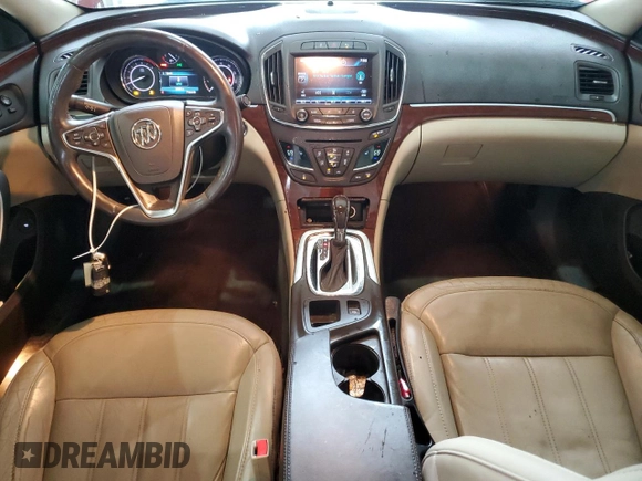 2014 Buick Regal Premium I with VIN 2G4GN5EX2E9295338, listed as a Copart auction lot 54765405 with 131,293 mi miles and Salvage title. Bid and sale history available at DreamBid. Image 8.