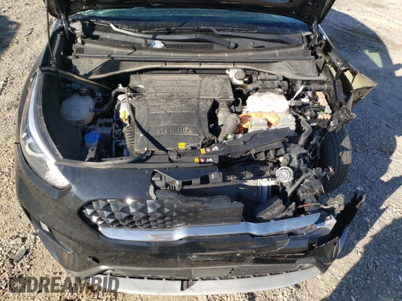 2022 Kia Niro Touring SE with VIN KNDCC3LC5N5532432, listed as a Copart auction lot 76519434 with 48,313 mi miles and Salvage Title. Bid and sale history available at carsss.com. Image 12.