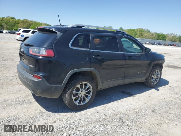 2019 Jeep Cherokee Altitude with VIN 1C4PJMLX0KD271132, listed as a Copart auction lot 51933045 with 124,878 mi miles and Salvage title. Bid and sale history available at DreamBid. Image 3.