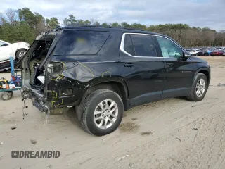 2021 Chevrolet Traverse LT Cloth with VIN 1GNERGKWXMJ219416, listed as a Copart auction lot 83608164 with 50,758 mi miles and Salvage Title. Bid and sale history available at carsss.com. Image 3.