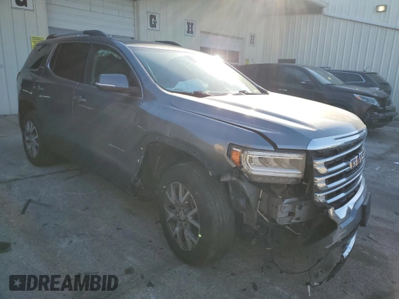 2020 GMC Acadia SLT with VIN 1GKKNULSXLZ152161, listed as a Copart auction lot 48439495 with 53,930 mi miles and Salvage Title. Bid and sale history available at DreamBid. Image 4.