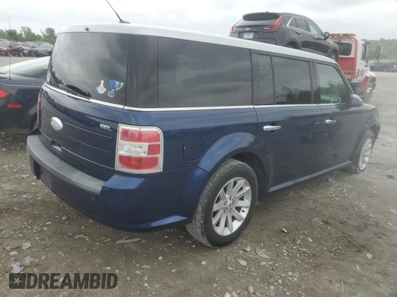 2012 Ford Flex SEL z VIN 2FMGK5CC2CBD08748, wystawiony jako Copart lot #55607075 z przebiegiem 139 341 mil mil oraz Szkoda całkowita • Salvage title. Historia ofert i sprzedaży dostępna na DreamBid. Obrazek 3.