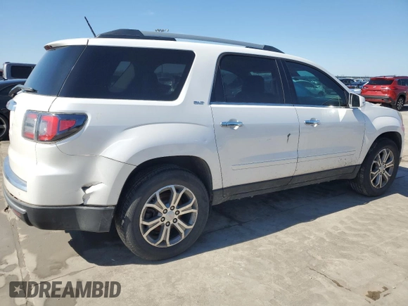 2016 GMC Acadia SLT with VIN 1GKKRSKDXGJ188447, listed as a Copart auction lot 46257785 with 170,550 mi miles and Salvage Title. Bid and sale history available at carsss.com. Image 3.