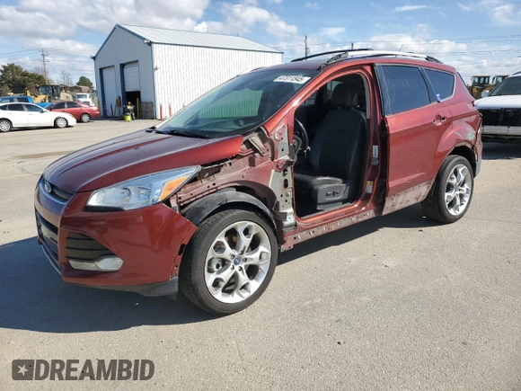 2014 Ford Escape Titanium with VIN 1FMCU9J94EUA22162, listed as a Copart auction lot 47311545 with 132,201 mi miles and Salvage Title. Bid and sale history available at DreamBid. Image 1.