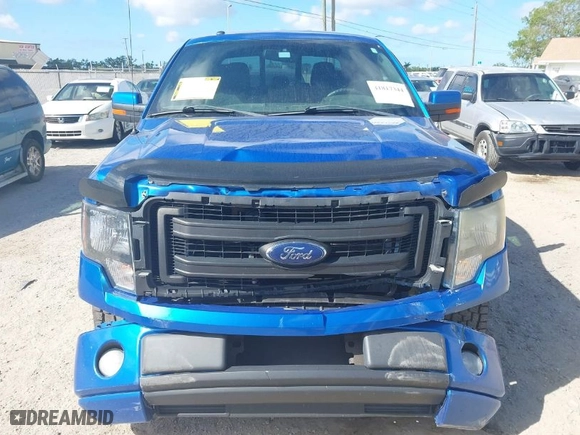 2013 Ford F-150 XL with VIN 1FTFW1CF2DFD94327, listed as a IAAI auction lot 41817344 with 292,491 mi miles. Bid and sale history available at carsss.com. Image 6.